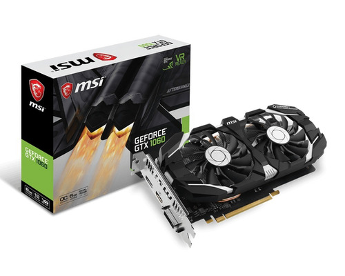 Tarjeta De Vídeo Msi Nvidia Gtx 1060 6gb Ddr5 Oc