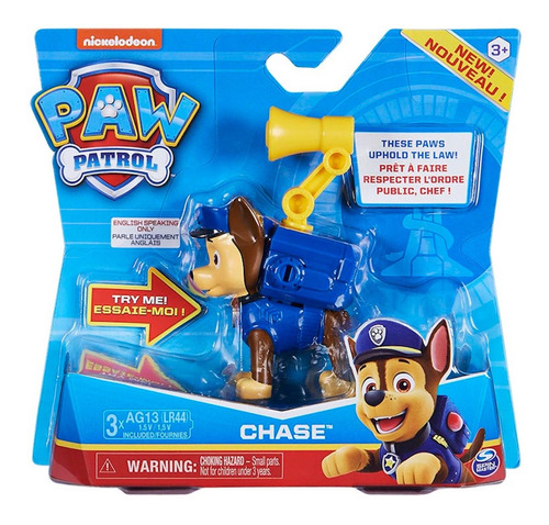 Muñeco Paw Patrol Chase Con Frases En Ingles Original