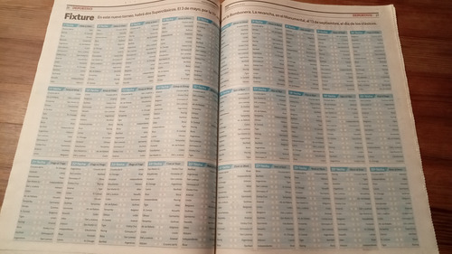 Suplemento Deportivo Clarín Guía Torneo 1° División 2015 (Usado)