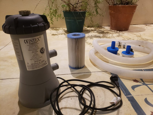 Filtro Bomba Intex Kristal Clear Portátil Para Pileta (usado (Usado)