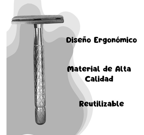 Rastrillo Clasico Para Afeitar Barba Doble Filo Dr. Mr