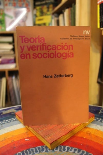 Teoria Y Verificación En Sociología - Hans Zetterberg