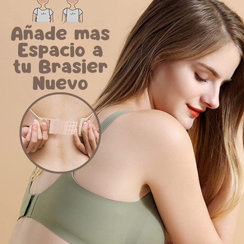 Extensiones Bra Brasier Mujer Extensores 3 Ganchos 12pzs F