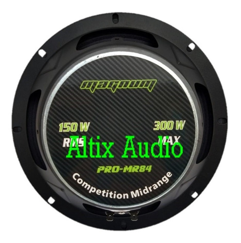 Par Medio Rango Magnum 8 Pro-mr84 150w Max Open Show Color Negro