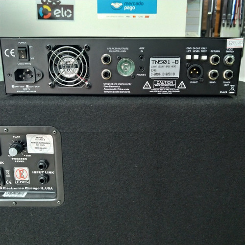 Imagem 8 de 8 de Kit Cabeçote Eden Tn501 + Caixa Eden D115xlt-8