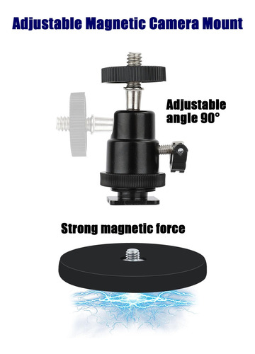 Soporte Magnético Ring Stick Para Cámara De Seguridad Ajusta Color