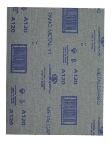 Imagem 3 de 4 de Folha De Lixa Ferro Car41 Pano Metal - 50un - Carborundum
