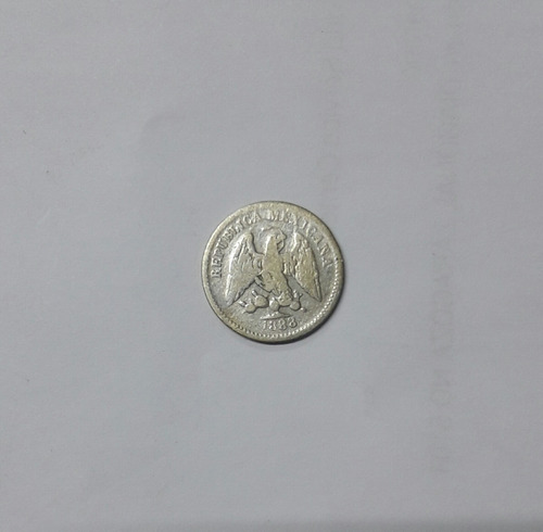 Moneda De Colección,5 Cent. 1888 Durango. C. Plata 902.7 (Usado)