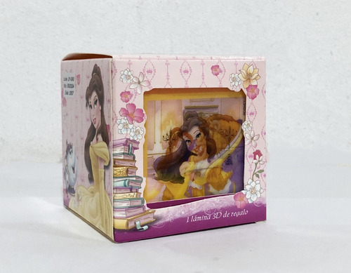 Imagen 3 de 7 de Perfume Disney Princesa Bella Y Bestia En Caja 3d.