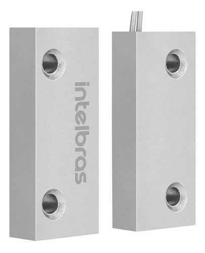 Sensor Magnetico Intelbras Com Fio Porta Aco Mini Externo