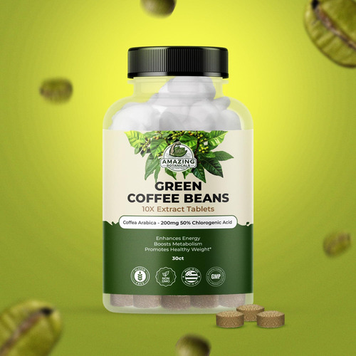 Amazing Botanicals Extracto Café Verde 200mg 30 Tabletas