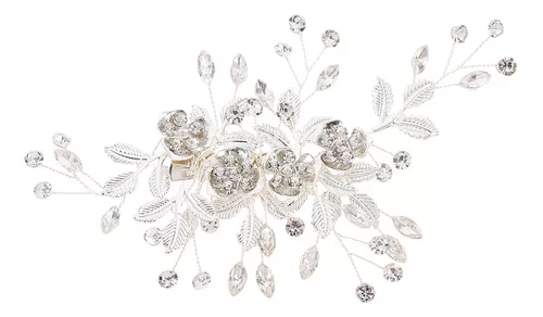 Capacete Crystal Hair Clip Bridal Bouquet
