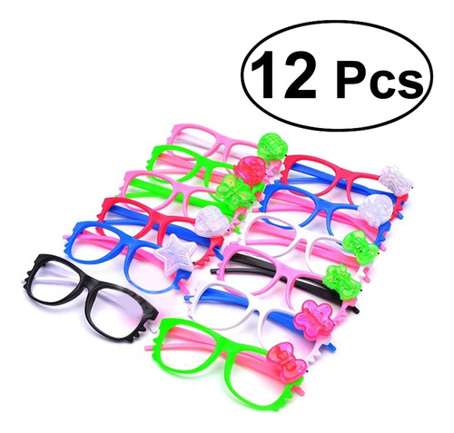 12 Gafas De Fiesta Led Parpadeantes, Coloridas, Aleatorias,