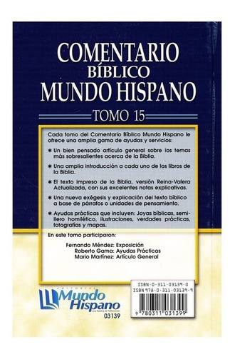 Comentario Biblico Mundo Hispano - Marcos