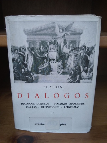 Diálogos Ix. Diálogos Dudosos. Platón.