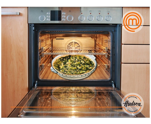 Fuente Vidrio Templado Hudson Redonda Con Asas Horno 25 Cm