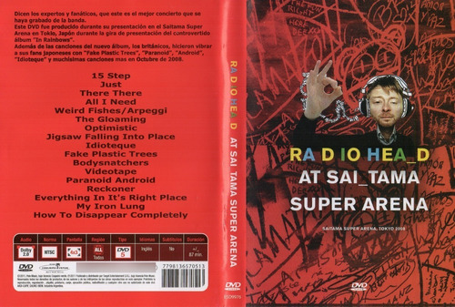 Dvd Radio Head  At Sai_tama Super Arena 