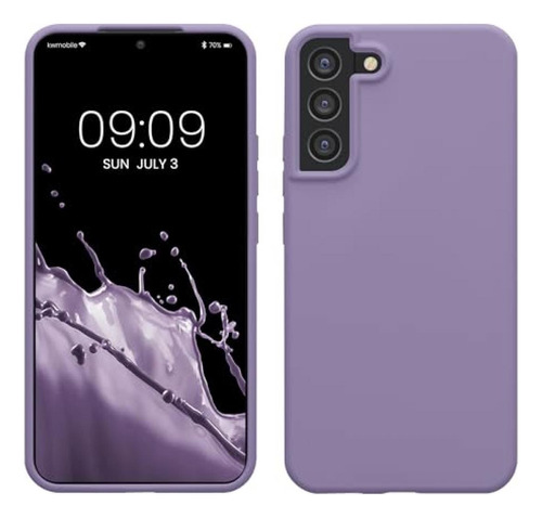 Funda De Silicona Tpu Para Galaxy S22 Plus Morado