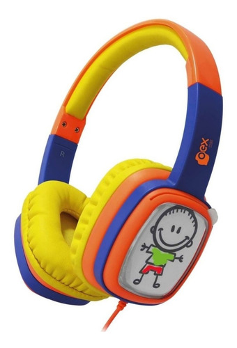 Headphone Fone De Ouvido Oex Hp302 Infantil Cartoon