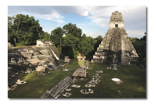 Cuadro Decorativo Tikal Parque Nacional Maya Canvas 90x60