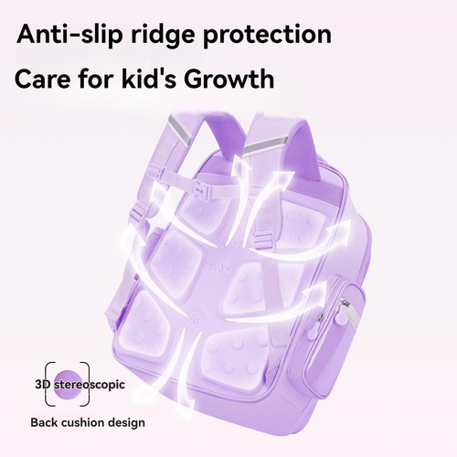La Mochila Escolar Primaria Para Niños Jade Dog Reduce La Carga Y La Protección De La Columna Vertebral De Gran Capacidad