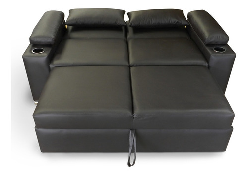 Sofacama Sofa Cama Moderno Con Portavasos Mobydec