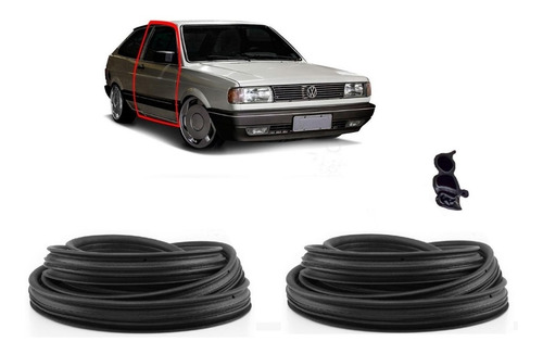 Imagen 1 de 1 de Burlete De Puerta Vw Gol G1 3 Puertas ( Precio X Par )