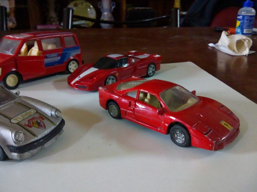 Lote De Autos De Coleccion Antiguos Escala 1 36 Celeste (Usado)