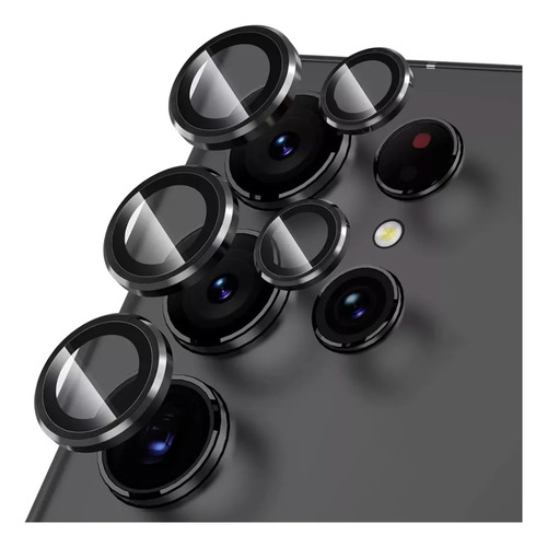 Vidrio Templado Para Camara De Samsung S25 Ultra Negro