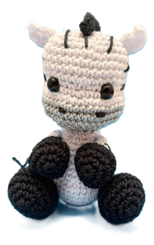 Cebra Bebé  Tejido A Mano En Técnica De Amigurumis 