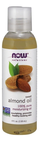 Now Solutions Aceite De Almendras / Sweet Almond Oil 4oz Sfn Tipo De Envase Botella Fragancia Almendras