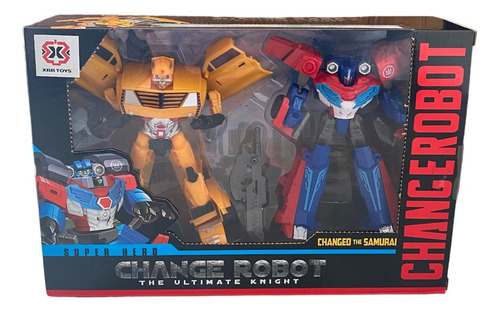 Juguete Robot X2 Vehiculo Transformable 16cm - Transformers Transformers 1