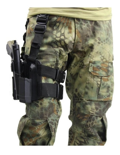 Piernera Táctica Militar Para Arma Pistola Glock Beretta Cinturón Muslera Pistolera Soporte Lateral Policia Seguridad 