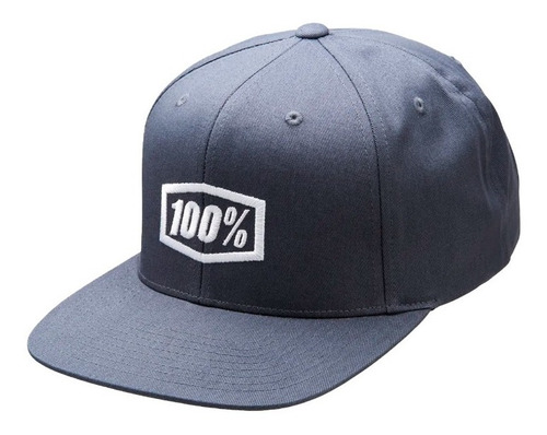 Gorra 100% Icon Niño Snapback Cap Lyp Fit Heather Charcoal