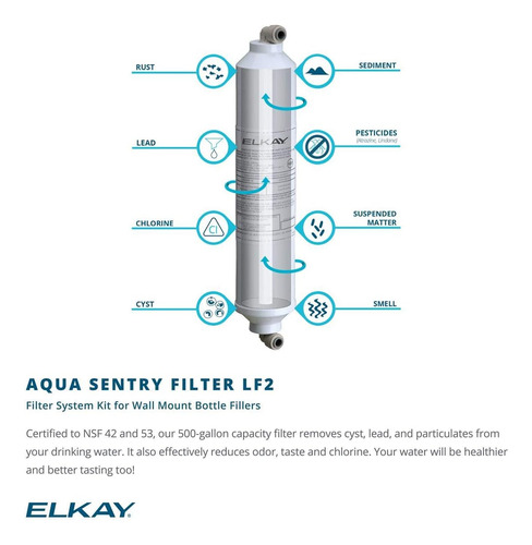 Lf2 Aqua Sentry Kit De Sistema De Filtro (refrigeradore...