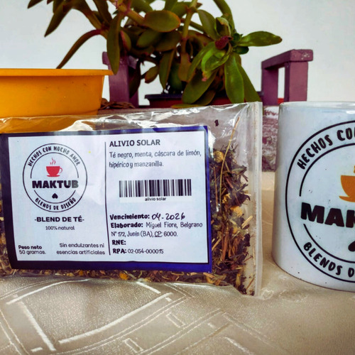 Infusión De Té En Hebras: Respiro Solar (50 Gramos).