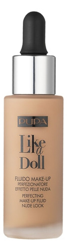 Base De Maquillaje Fluida Pupa Like A Doll 30ml Natural Beige 030 Natural Beige