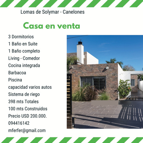 Vendo Casa 3 Dormitorios, Con Renta