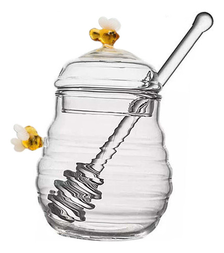 Honey Pot Jar Clear Honey Storage Container Para El Hogar