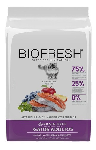 Racao Gatos  Biofresh Adultos Salmao 400gr