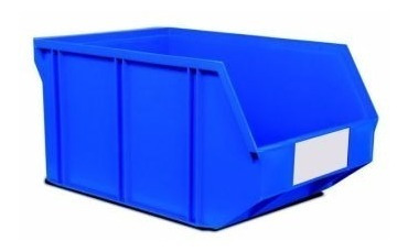 Caja Apilable Practic Box Mediana Color Azul, 3 Unds