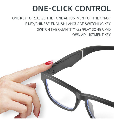 Rex Lentes De Audio Audífonos Inteligentes Bluetooth Lentes,