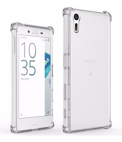 Bumper Estuche Antichoque Sony Xperia Xz Dual F8332 + Vidrio