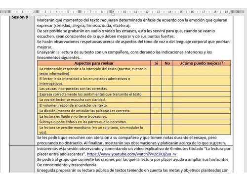 Planeaciones Secundaria Español Ciclo 2022-2023