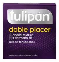 Comprar Preservativo Tulipan Doble Placer X3 Unidades Textura Formato Fit Sensibilidad Lisos Lubricados Latex Seguro Cuidado Salud Sexual Y Enfermedades Prevencion Ets Profilactico Anticonceptivo