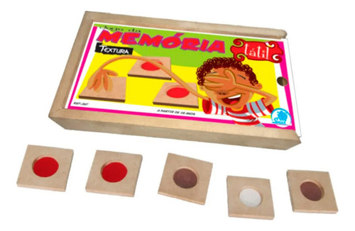 Jogo Da Memória Inclusivo Textura - Simque - 567