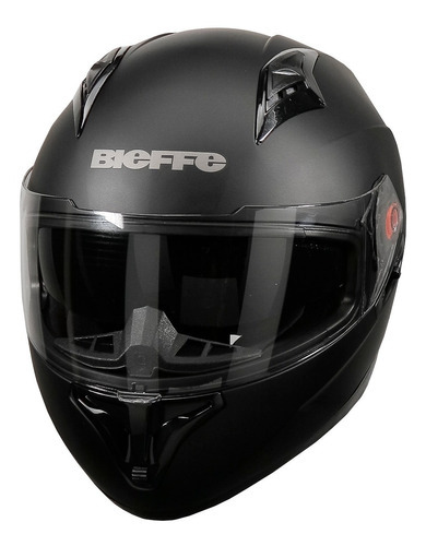 Capacete Moto Bieffe B-40 Classic Fechado Cor Preto Fosco com Grafite Tamanho do capacete 58