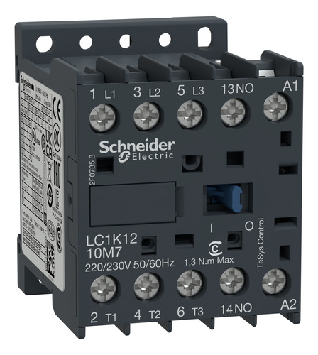 Mini Contactactor Tripolar 12a 1na  bob.24 V 50/60hz Schneid