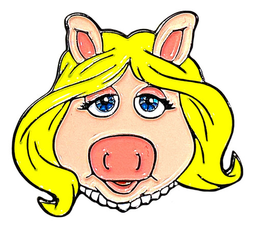 Pin . Broche . Miss Piggy . Serie . Mucky