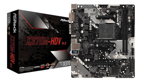 Mother Asrock X370m-hdv R4.0 Am4 X370 Amd Ryzen Gamer Pc